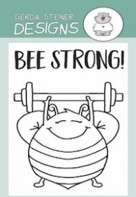 Stempel- Bee Strong 2x3