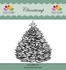 Stempel  Dixi Craft 0108 choinka dua drzewko