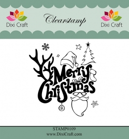 Stempel  Dixi Craft 0109 Merry Christmas