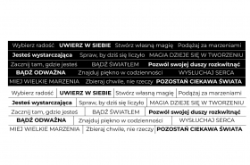 Napisy na materiale PL AA-textFABRIC-01