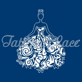 Wykrojnik Tattered Lace- Baletnica Kobieta Suknia