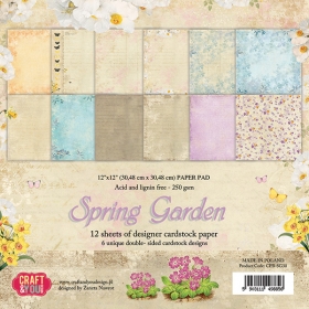 Papier dwustronny 30,530,5cm Spring Garden