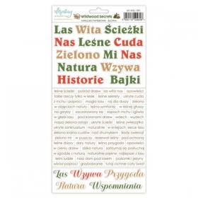Wildwood Secrets -Naklejki papie.sowa MT-WIS-13PL