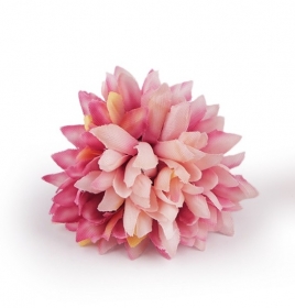 Kwiaty materiaowe 4cm 1szt. rowy