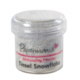 Puder do embossingu Papermania snowflake