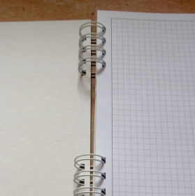 Notes A5 kartka czarna