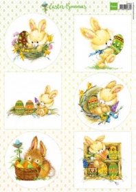 Arkusz A4 Easter Bunnies