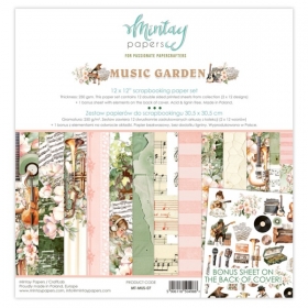 Music Garden - Zestaw papierw 30x30cm MT-MUS-07
