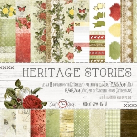 Heritage Stories - zestaw papierw 15,25x15,25cm
