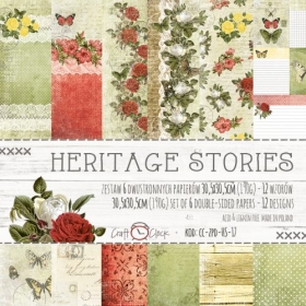 Heritage Stories - zestaw papierw 30,5x30,5cm
