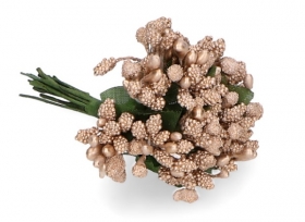 Pręciki gałązka 12szt ZŁOTY ryżyk kaszka bukiecik