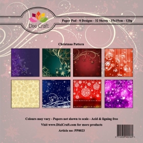 Papiery Dixi 15x15 cm Christmas Patterns