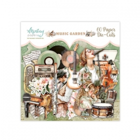 Music Garden -Papierowe elementy 60szt  MT-MUS-LSC