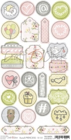 SWEET PRINCESS elementy DIE CUTS