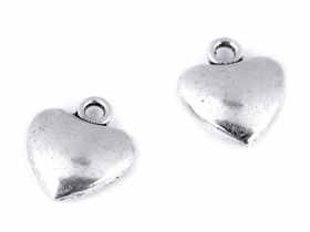 Zawieszka serce 10x12 mm