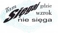 Stempel gumowy "tam sięgaj gdzie wzrok nie sięga"