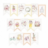 Banerek / die cut The Four Seasons - Spring, 15szt