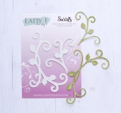 Wykrojnik SWIRLS 1 2szt. li listki licie