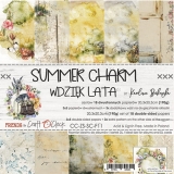 SUMMER CHARM- zestaw papierw 20,3x20,3cm