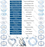 Lovely Day IN BLUE- ok�adka 30x30cm LDIB-13