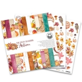 Bloczek papierów The Four Seasons- Autumn 30x30cm