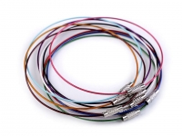 Drut stalowy 24 cm z zapiciem bransoletek mix kol