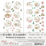 Zestaw ETYKIET 01 - Hello beauty, LUBNY zestaw
