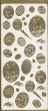 Naklejka ozdobna WIELKANOCNA 1752 z³ota