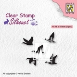 Stempel Nellie's Choice SIL081 Latajce Ptaki