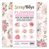ScrapBoys - PopUp FLOWERS 15x15 zestaw do wycinani