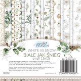 Biae jak nieg - zestaw papierw 15x15