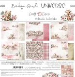 BABY GIRL UNIVERSE- 30x30cm ZESTAW CC-C83-BGU-00