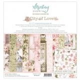 Mintay - City of Love - zestaw papierów 30x30cm