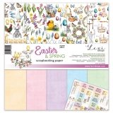 Easter&Spring SET - zestaw papierów 30x30cm WIOSNA