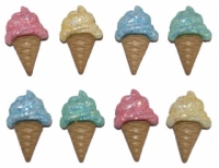 Ozdobniki - lody lodziki ice cream wakacje BAND-IT