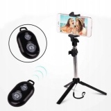 KIJEK DO SELFIE TRIPOD STATYW NIEBIESKI