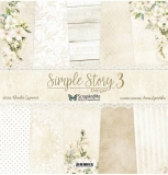 Simple Story 3 Beige - zestaw papierw 30x30cm