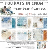 HOLIDAYS IN SNOW - zestaw papierw 30,5x30,5cm