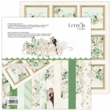 Lemoncraft -Blok papierw 30x30cm - GREENERY