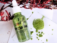 ACRYLIC INK Glitter CHRISTMAS GREEN 30ml