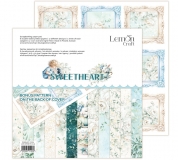 SWEETHEART - Blok papier�w 30x30cm