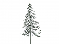Choineczka oszroniona na druciku 30cm 1szt.