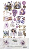 In purple color - Zestaw dodatkw 15x30cm