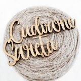 Baza HDF- Cudowne wita 1 napis