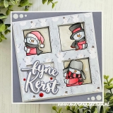 Enamel dots kropki pere�ki SNOWFLAKES