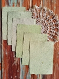 Papier czerpany A5 jasno zielony 1szt.