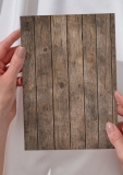 Na Ryby t�o 4 deski br�zowe papier A4