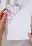 R�owe Hortensje t�o 6 papier A4