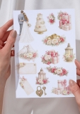 Malinowy �lub grafiki do wycinania papier A4