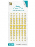 ENAMEL DOTS kropki pere�ki 84szt. YELLOW �ӣTE